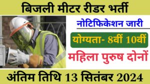 Bijali Meter Reader Recruitment