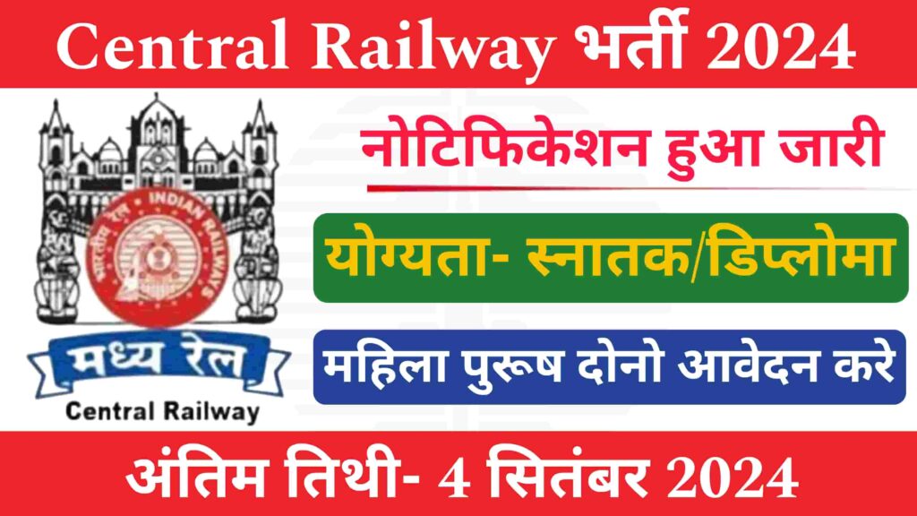 Central Railway CO Recruitment