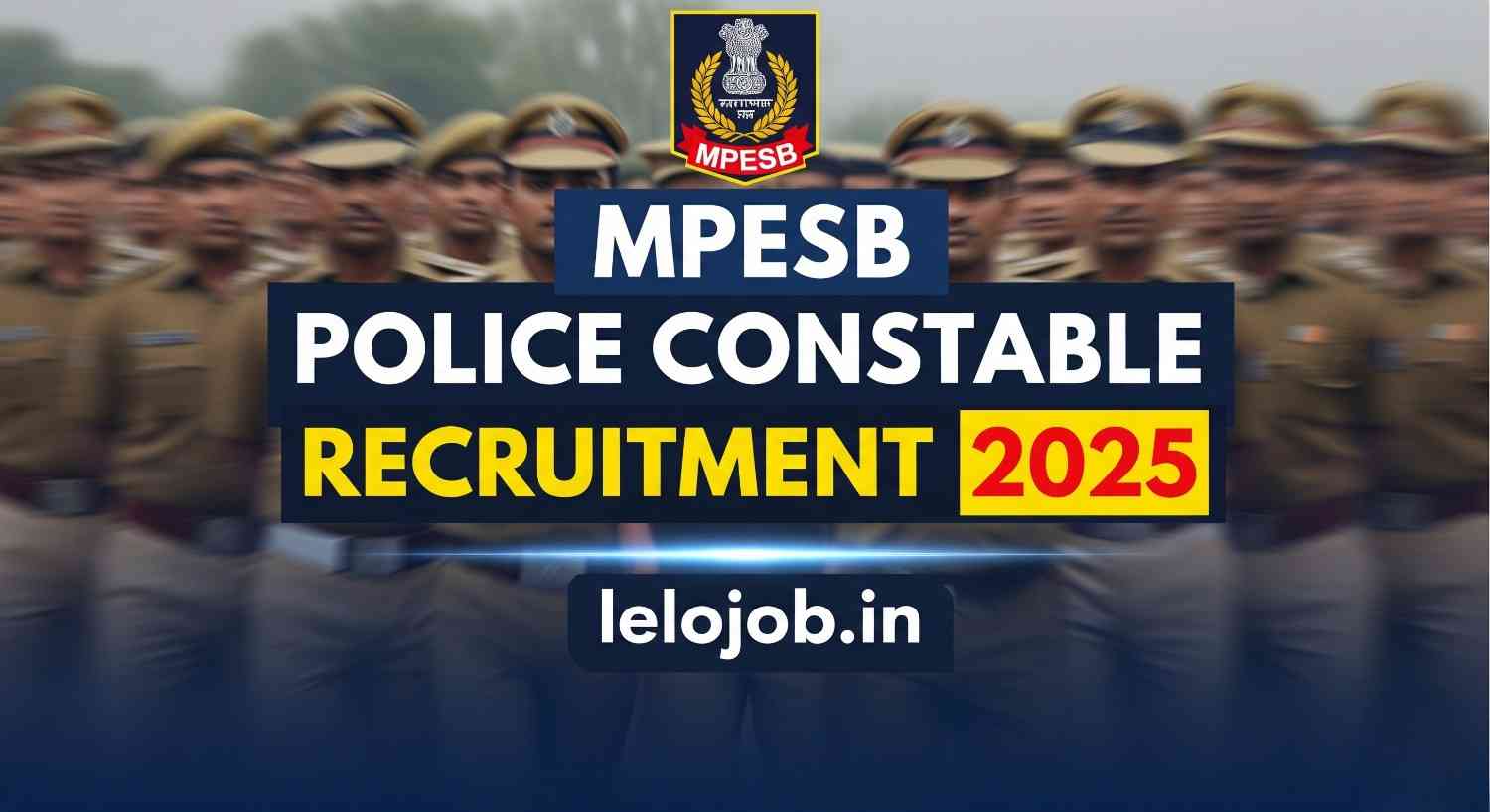 MPESB Police Constable Recruitment 2025