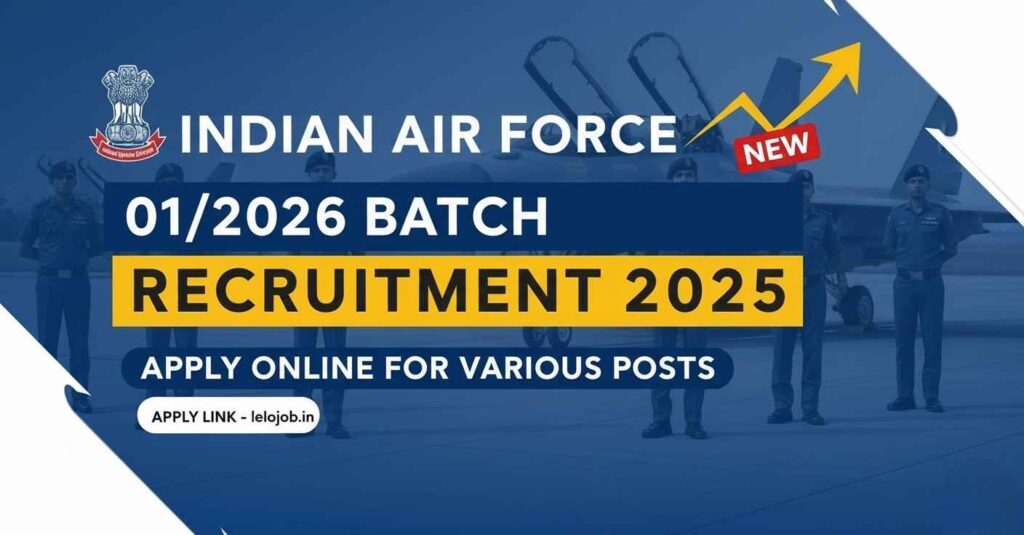 AFCAT 01/2026 Batch Recruitment 2025