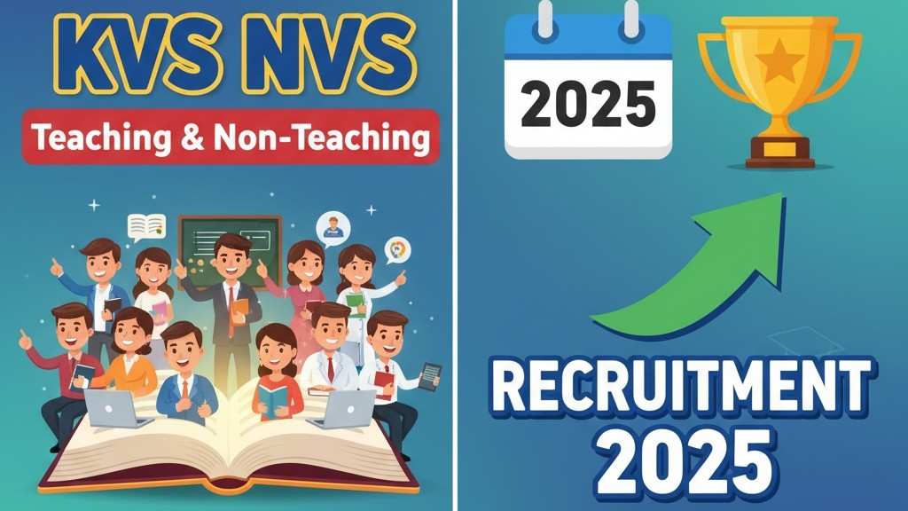 KVS NVS Teaching & Non-Teaching Recruitment 2025