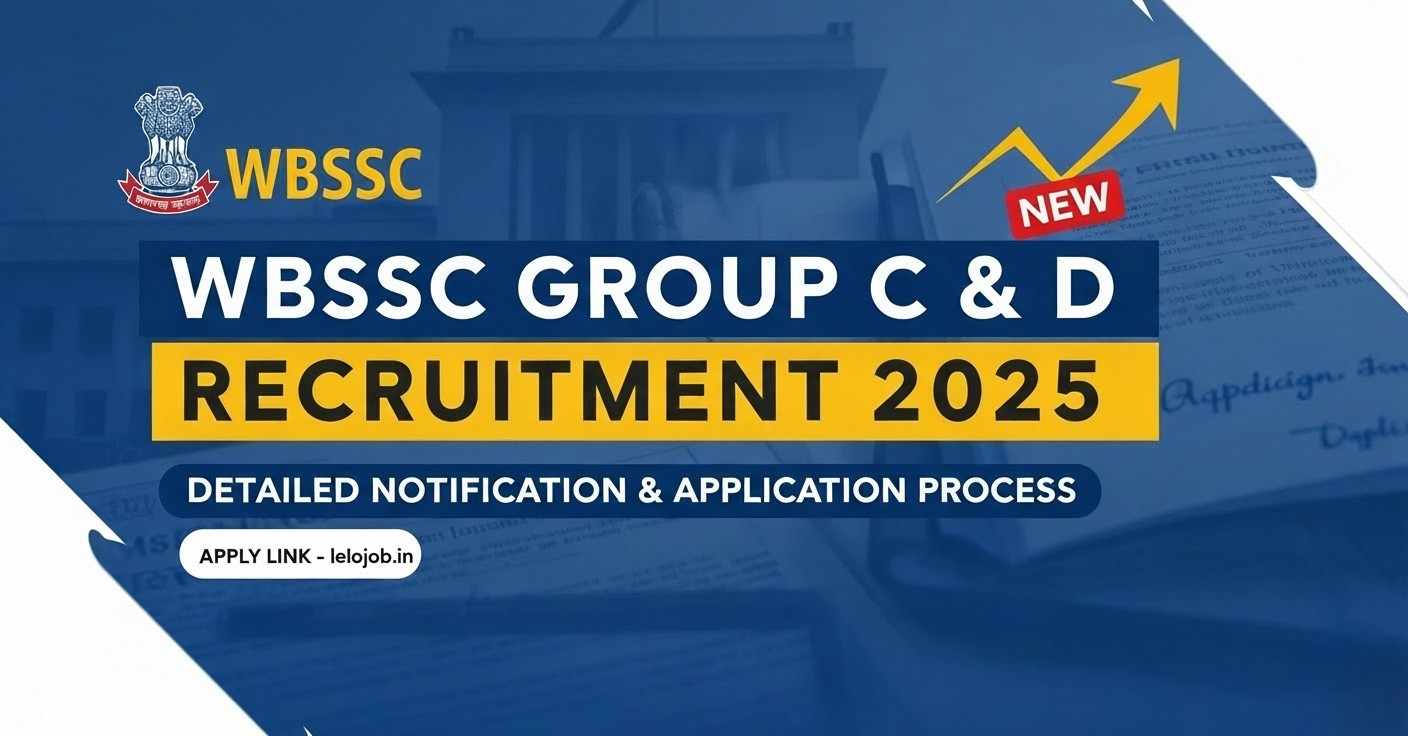 WBSSC Group C & D Recruitment 2025