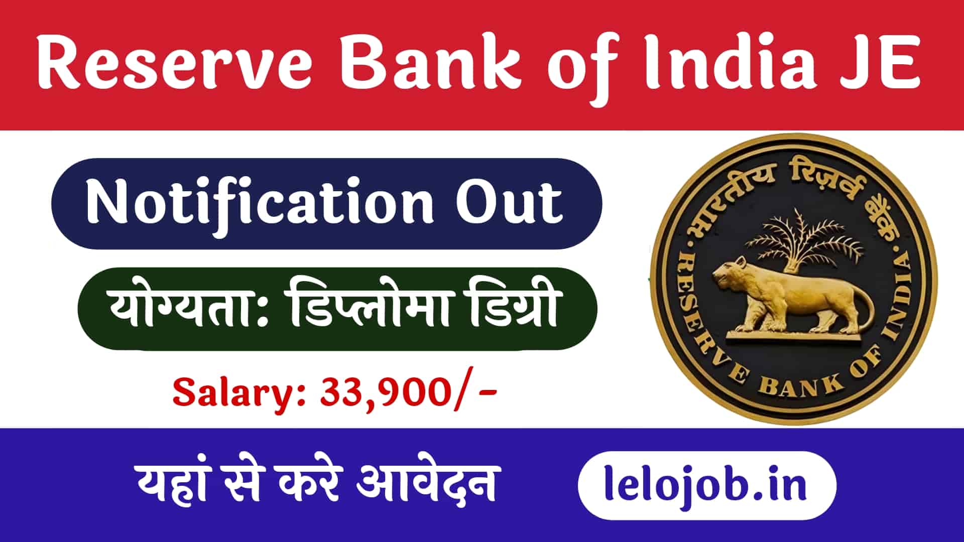 RBI Junior Engineer Recruitment 2025