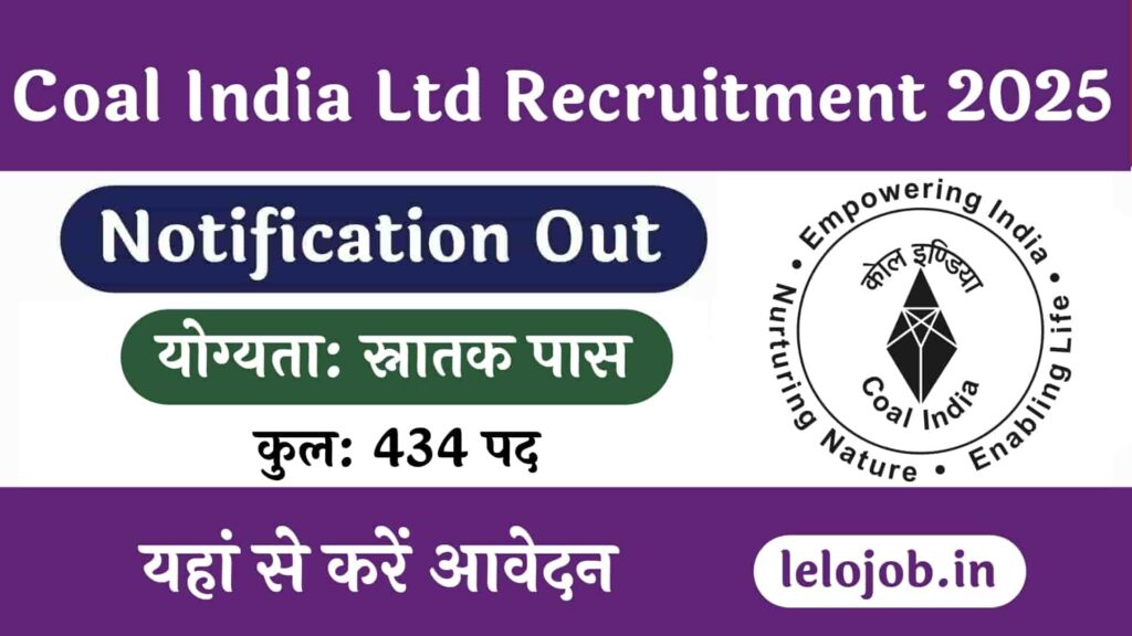 Coal India Limited Management Trainee