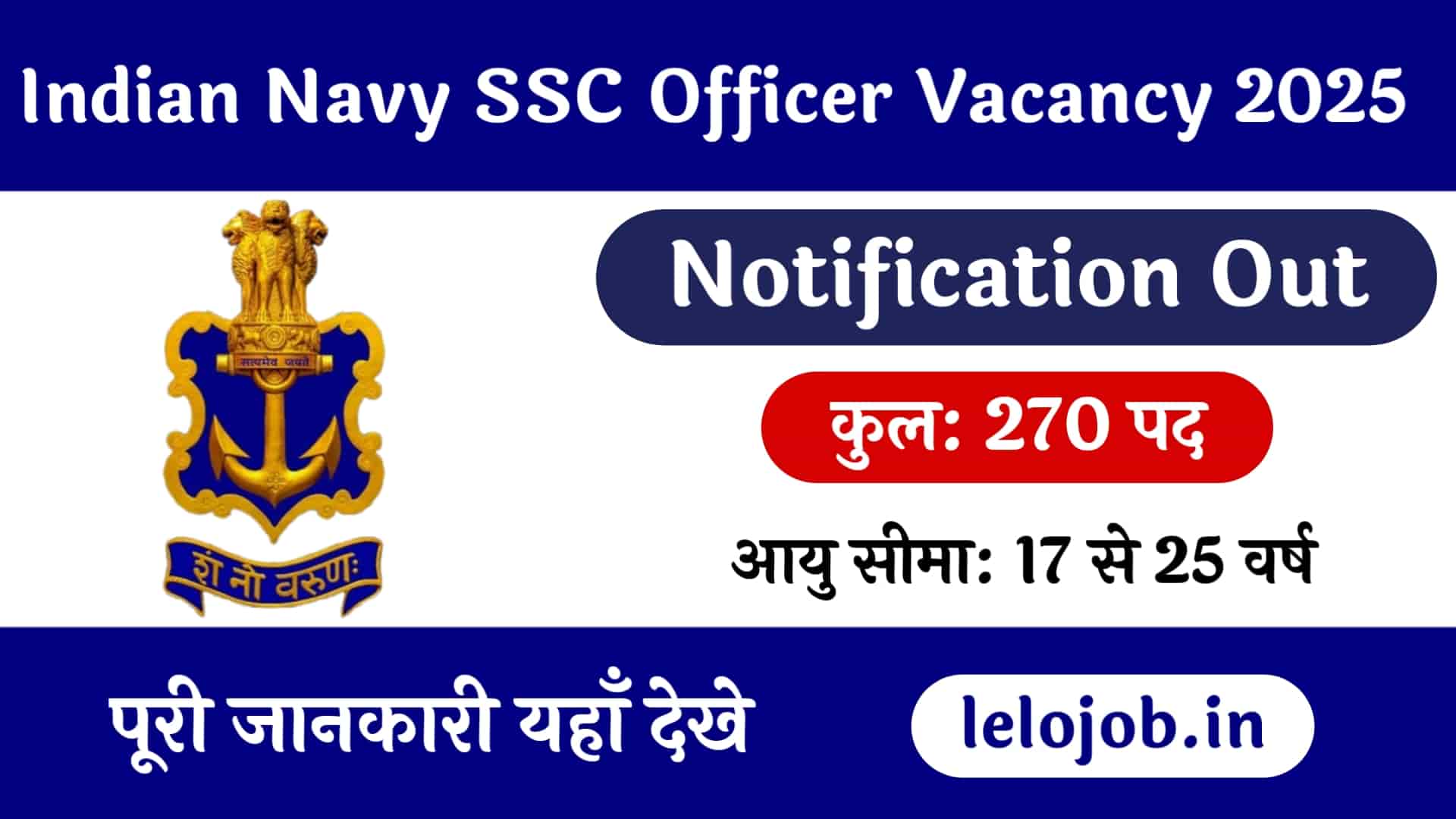 Indian Navy SSC Officer Recruitment 2025