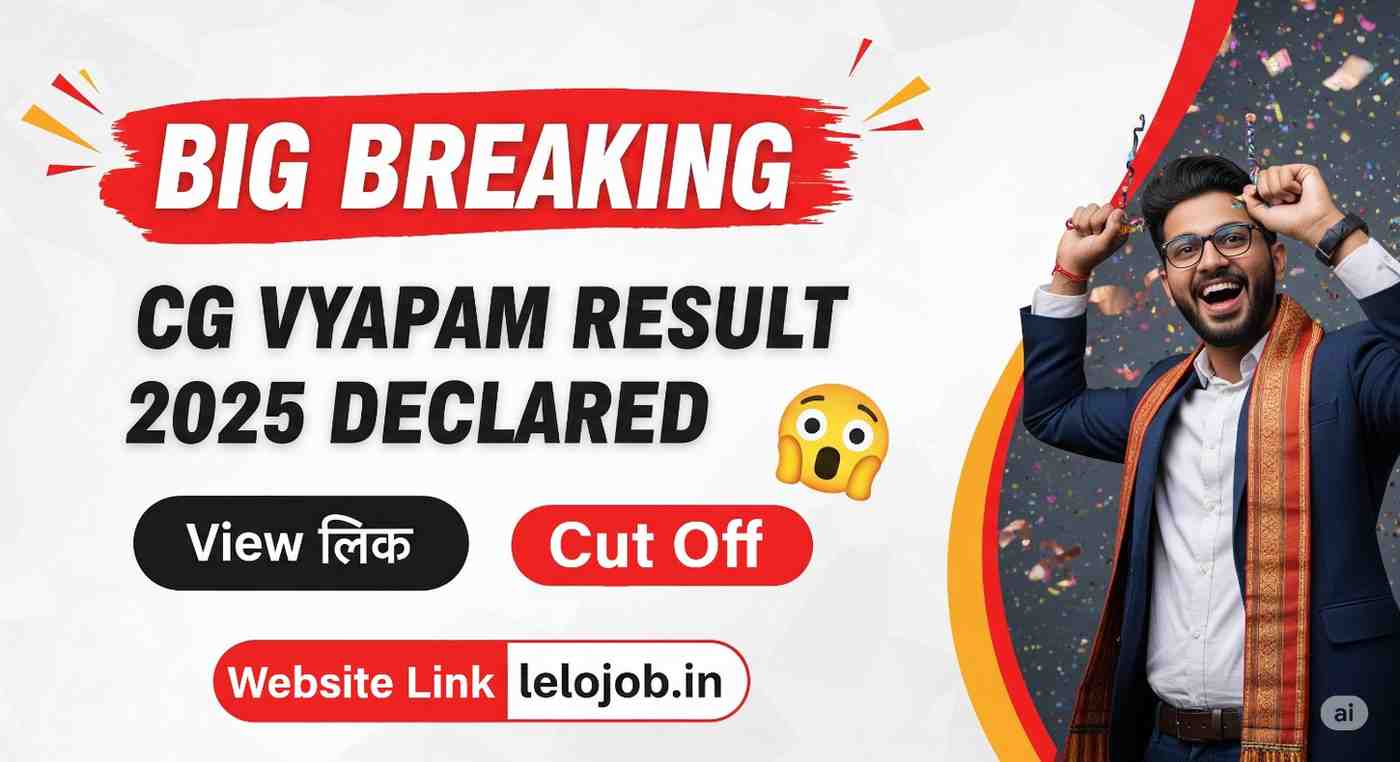 CG Vyapam Result 2025