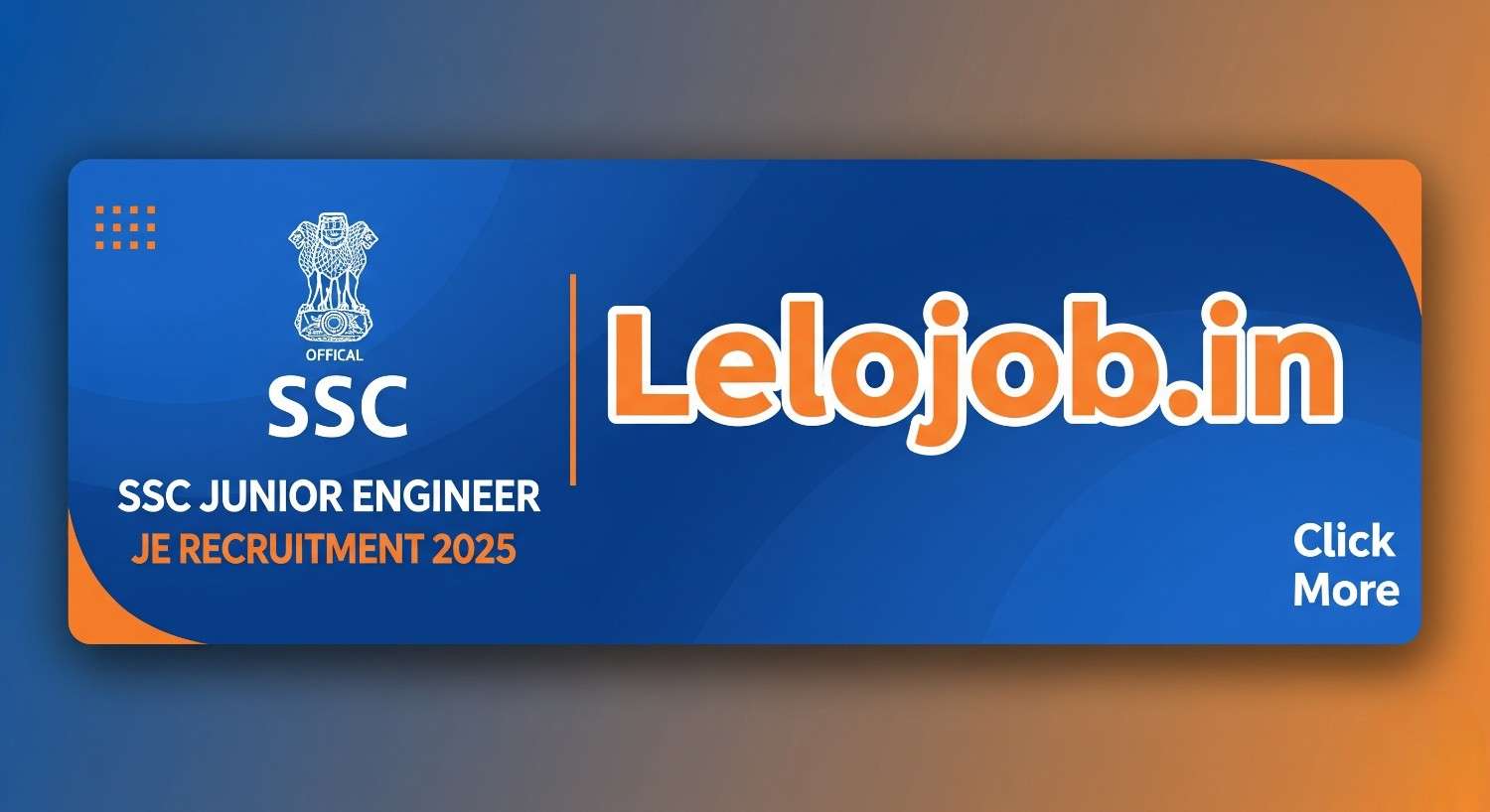 SSC Junior Engineer JE Recruitment 2025