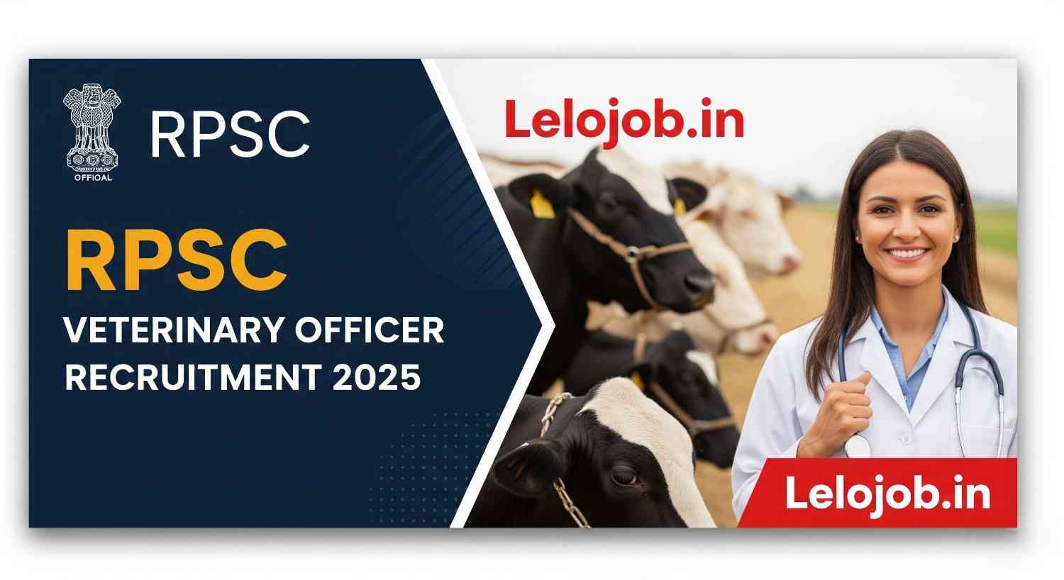 RPSC Veterinary Officer Recruitment 2025